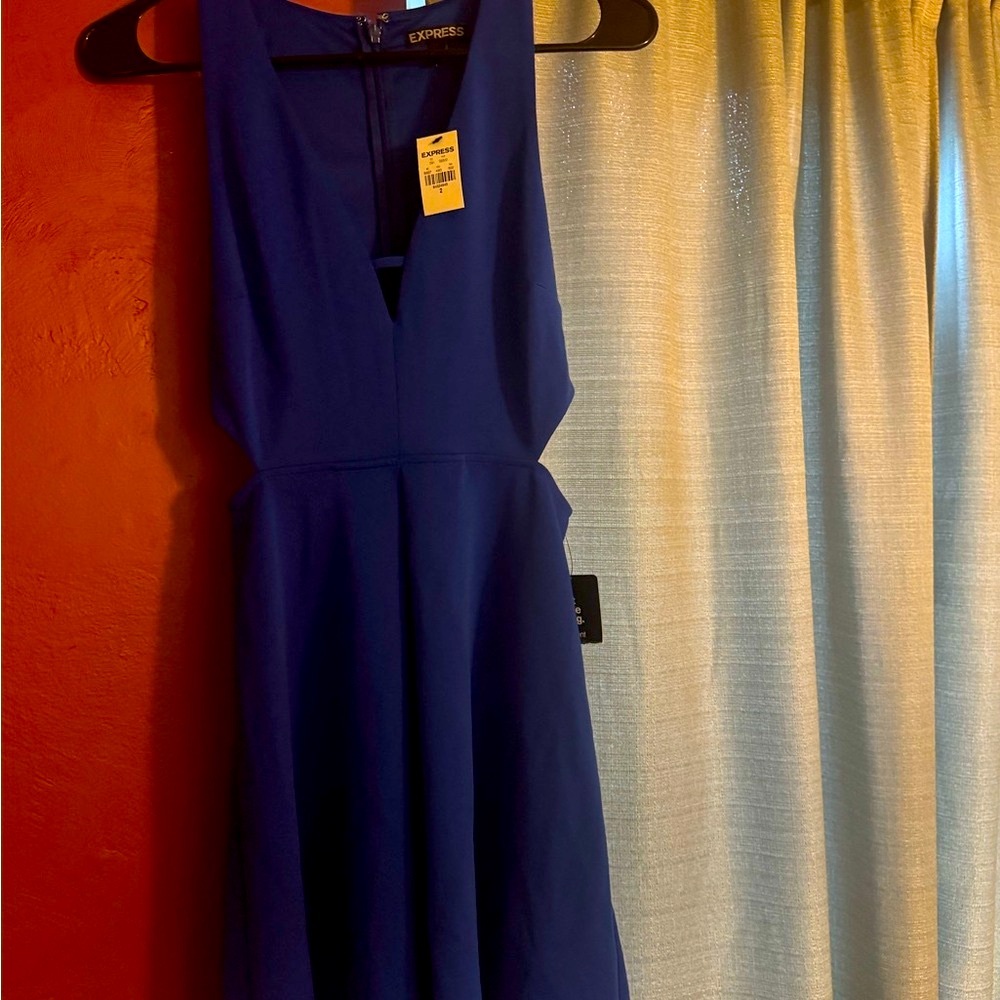 Express Royal Blue Peek a Boo sides